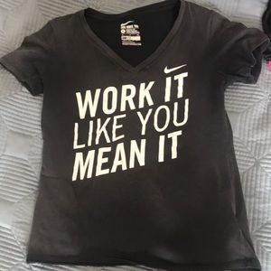 Black Nike t shirt